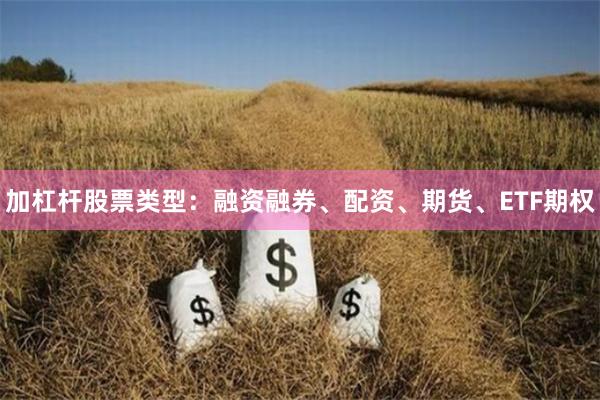 加杠杆股票类型：融资融券、配资、期货、ETF期权